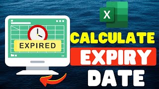 How to Calculate EXPIRY Date in Microsoft Excel [upl. by Eitak]