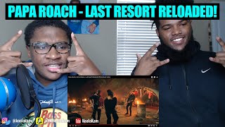 Papa Roach x Jeris Johnson  Last Resort Reloaded Official Music Video  REACTION [upl. by Yzzo545]