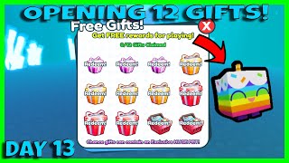 Opening 12 GIFTS To Get Huge Cupcake In Pet Simulator X  Day 13 Roblox shorts [upl. by Froemming952]