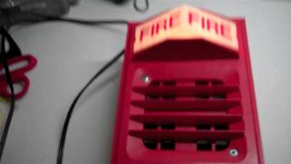 Simplex 290329019833 Fire Alarm Test [upl. by Ahsiemaj]