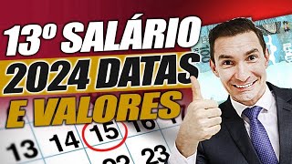 CALENDÁRIO de ANTECIPAÇÃO de PAGAMENTOS  13º SALÁRIO PAGAMENTO 2024 para APOSENTADOS INSS [upl. by Ecinreb]