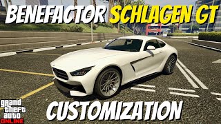 Benefactor Schlagen GT Customization  GTA Online [upl. by Nevet829]