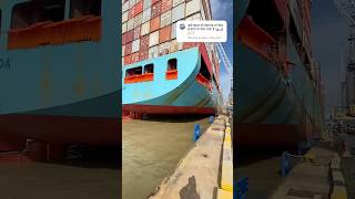 Ship 🚢 ko port pr kaise rokte h 😱 ship travel [upl. by Fanni]