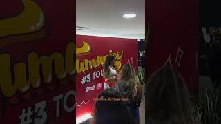 LUDMILLA ludmilla nesse momento na coletiva de imprensa do Numanice3Tour em Salvador [upl. by Rodrique]