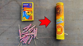 Refilled Skyshot from Bidi Bomb amp Bijli Bomb  How to make Diwali Crackers at Home [upl. by Shaughnessy]