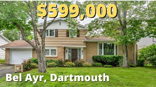 SOLD well cared for family home for sale in Bel Ayr neighbourhood of Dartmouth Nova Scotia [upl. by Ducan712]