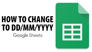 How To Change Date Format In Google Sheets US to UK [upl. by Onibas85]