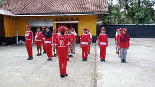 SISWA SD LATIHAN PBB HUT KEMERDEKAN RI [upl. by Aineval]