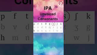 Unvoiced Consonant Sounds Improve English Pronunciation ipa pronunciation englishpronunciation [upl. by Littlejohn]