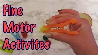 Fine Motor Activites [upl. by Dinnie]