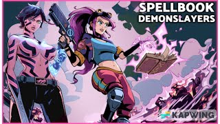 Spellbook demonslayers  vampire survivors type game  first impressions and gameplay [upl. by Lillith]