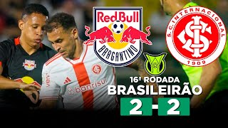 INTER E BRAGANTINO EMPATAM EM JOGO ATRASADO DO BRASILEIRÃO BRAGANTINO 2 x 2 INTERNACIONAL Narração [upl. by Mae]