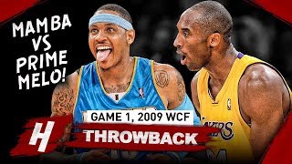 The Game That Kobe Bryant Faced PRIME Carmelo Anthony Game 1 Duel Highlights 2009 WCF  EPIC [upl. by Lorelie]