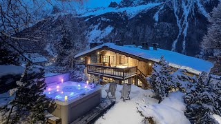 Chalet Rivendell  Luxury  Ice and Orange Chamonix Mt Blanc [upl. by Oech]