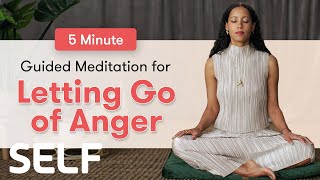 5 Minutes Of Guided Meditation For Letting Go Of Anger  SELF [upl. by Ninon503]