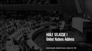 Haile Selassie United Nations Address 1963 [upl. by Pier30]