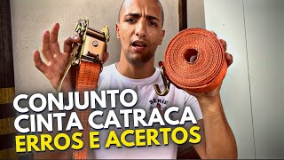 Como Utilizar a CINTA CATRACA  Amarrar Cargas e Estabilização Veicular [upl. by Proudfoot]