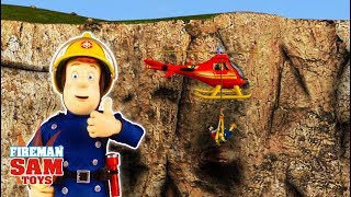 Fireman Sam Toys  Lets Play the Firefighter Sam Helicopter Game with Wallaby [upl. by Kahl]