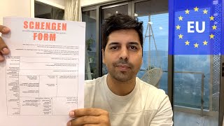 How to fill SCHENGEN VISA application form  Schengen Visa update 2024 [upl. by Will341]