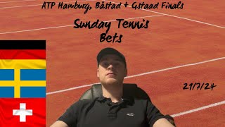 Tennis Picks 2172024  ATP HamburgGstaad And Båstad Finals [upl. by Ydnelg]