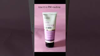 FaceWash to treat acneDr sheths salicylic acid face wash shorts youtubeshorts ashortaday beauty [upl. by Heidy]