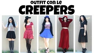 IDEE OUTFIT con le CREEPERS [upl. by Jews326]