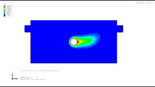 Advection Diffusion problem in a porous medium trabecular bone here using FE model in Abaqus [upl. by Lj226]