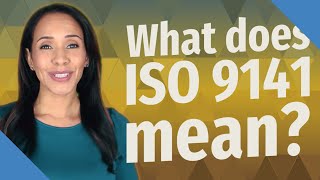 What does ISO 9141 mean [upl. by Atiseret]