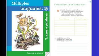 Los nombres de mis familiares  Múltiples lenguajes trazos y palabras página 9 [upl. by Seaddon]