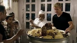 Gordon Ramsay cooks Biryani in India  Gordons Great Escape [upl. by Lyrehs]