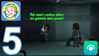 Fallout Shelter  Gameplay Walkthrough Part 5  19 Dwellers iOS Android [upl. by Caves]