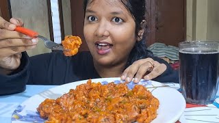 Eating Chicken Manchurian  Asmr  Mukbang  Big Bites  Indian Mukbang  Food Eating Show [upl. by Haakon284]