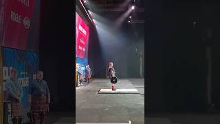 Mitchell Hooper 350kg deadlift for reps at Arnold Strongman Classic UK strongman [upl. by Diraf879]