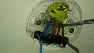 How to fit a ceiling light UK [upl. by Sadinoel]