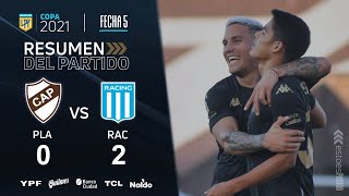 Copa De La Liga  Fecha 5  resumen de Platense  Racing [upl. by Julis]