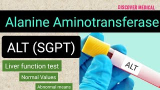 ALT  Alanine Aminotransferase  Liver function test [upl. by Idel]