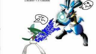 Lucario VS Gallade [upl. by Yleve375]