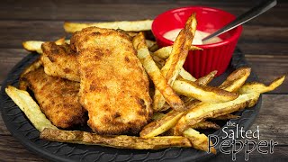 Homemade Air Fryer Fish amp Chips [upl. by Else]