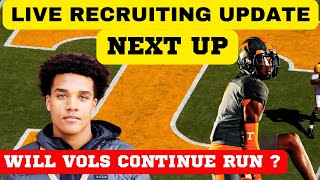 VOLS RECRUITING UPDATE WILL VOLS CONTINUE RUN [upl. by Airdnalahs]