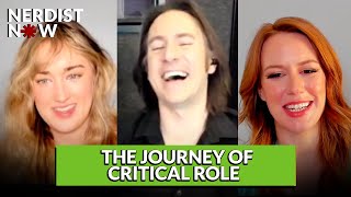 Legend of Vox Machina Matthew Mercer Marisha Ray amp Ashley Johnson on Critical Roles Journey [upl. by Cavit847]