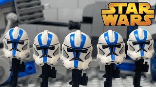 LEGO Star Wars  501st Battle StopMotion [upl. by Ynnej]