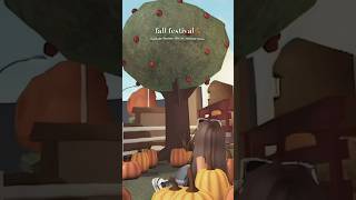 fall festival  fall update bloxburg [upl. by Artemed]