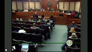 Capt Rick Francis Testimony TX Public Education [upl. by Kone297]