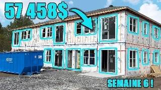 Nos PORTES et FENÊTRES sont écoeurantes   Semaine 616 de Construction dun 6 Plex [upl. by Brynna]