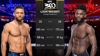 Calvin Kattar vs Aljamain Sterling Full Fight  UFC 300 Fight Night [upl. by Friederike]