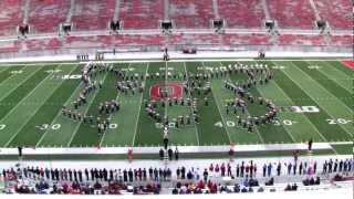 Ohio State University Marching Band  VIDEO GAMES New  Buckeye Band Invitational 10132012 [upl. by Atikkin497]