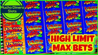 LOBSTER MANIA SLOT MAX BETS HIGH LIMIT SLOTS [upl. by Cletis668]