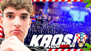 Docek VATRENIH u ZAGREBU nastao kaos VLOGMAS [upl. by Medeah374]