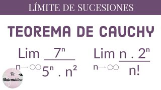 Límite de sucesiones  Teorema de Cauchy [upl. by Dorette827]