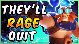 UNDEFENDABLE EGIANT DECK makes EVERYONE RAGE QUIT ⚠️ — Clash Royale [upl. by Aleakam]